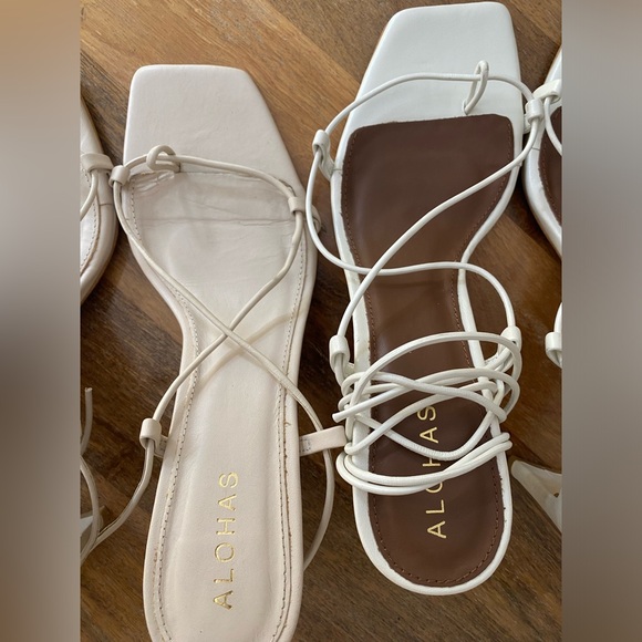 NWOT Alohas Bellini in Pearl White - Picture 8 of 9